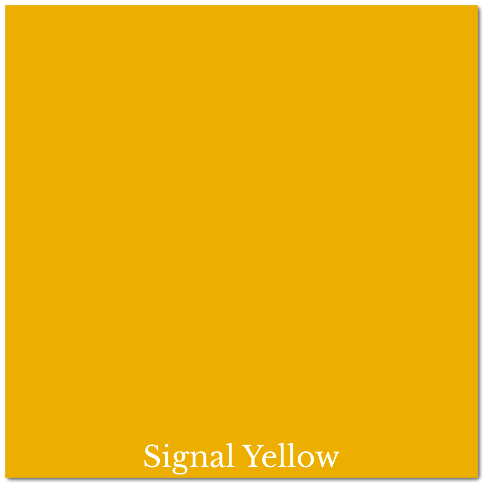 12x12 Oracal 651 Adhesive Vinyl - Signal Yellow